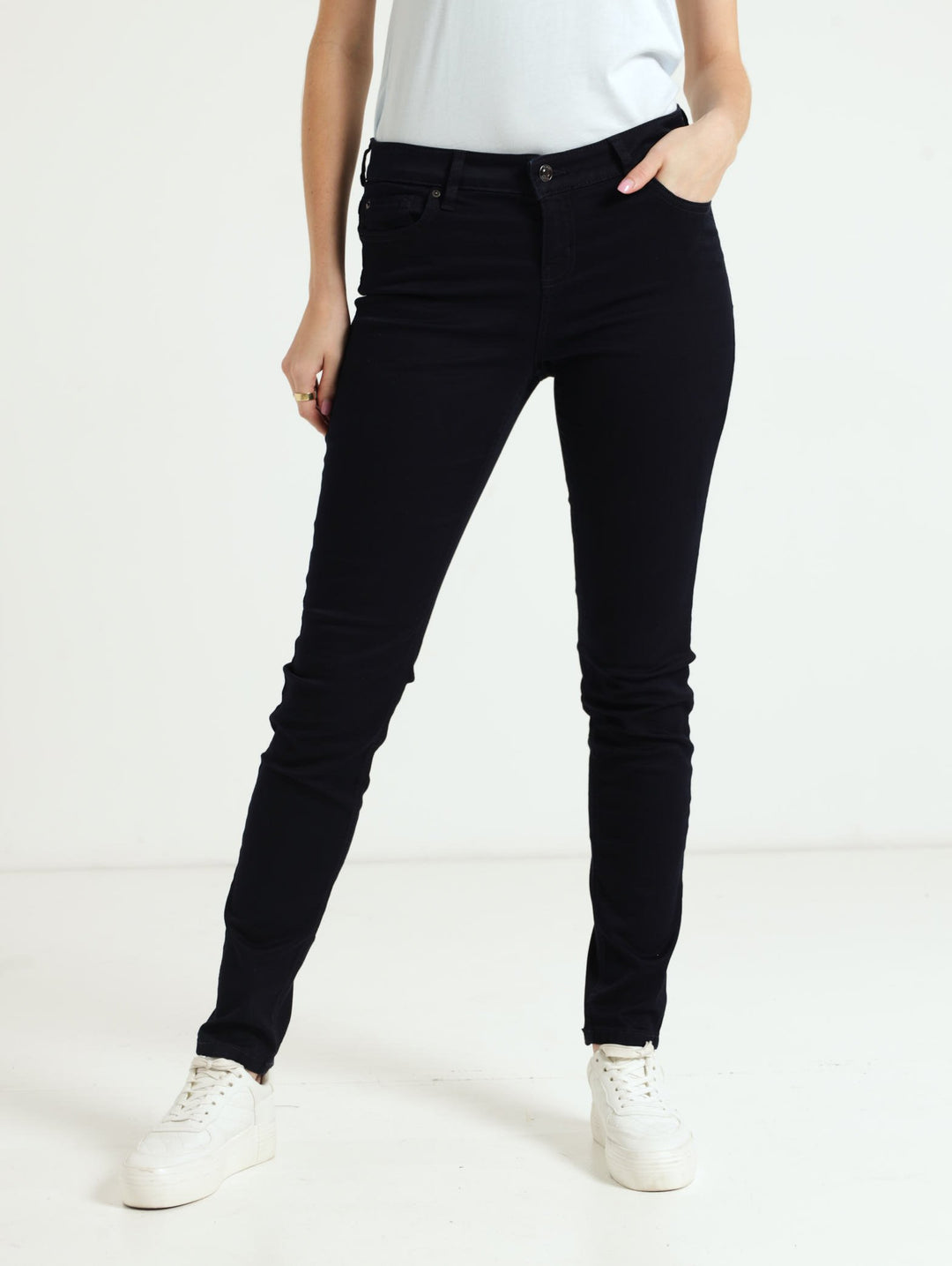 Power Skinny Low Jeans - Blue/Black