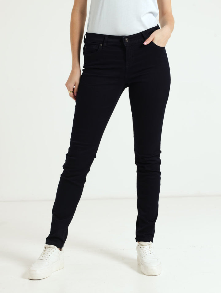Power Skinny Low Jeans - Blue/Black