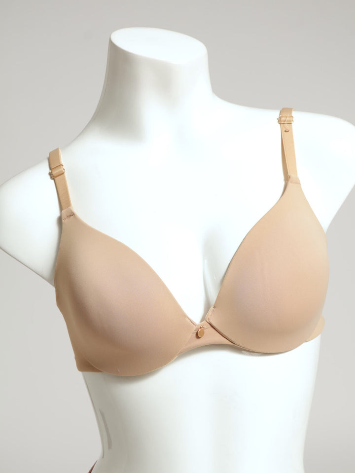 2Up Plunge T-Shirt Bra - Beige