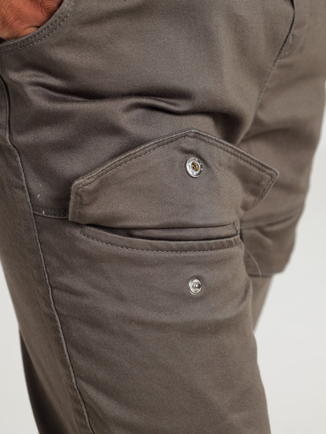 Soft Denim  Joggers - Olive