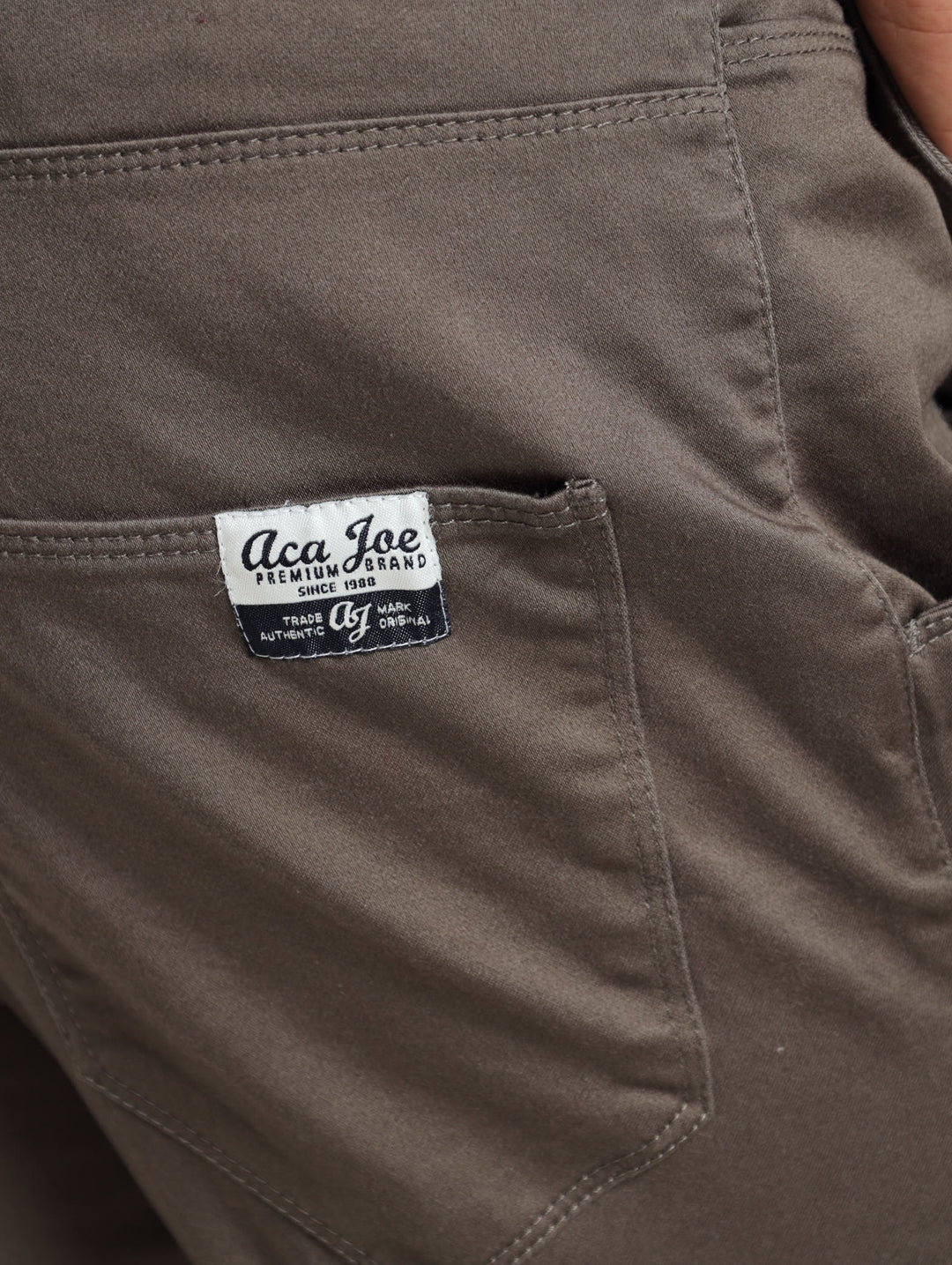 Soft Denim  Joggers - Olive
