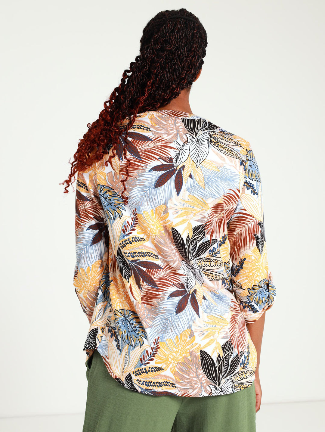 Henley Knit Top - Mustard