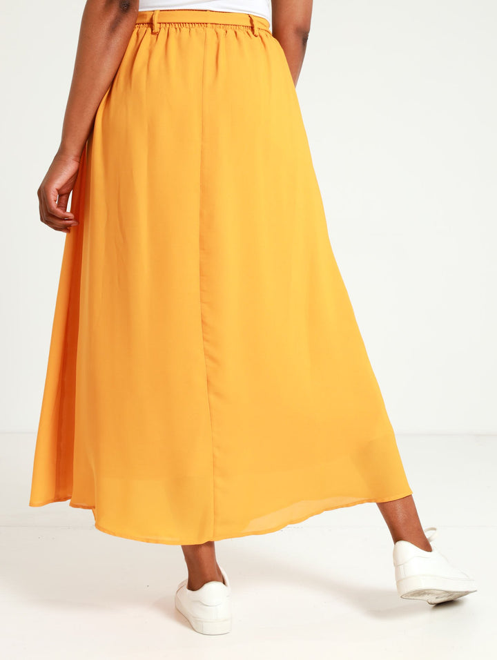 Ggt Maxi Skirt - Mustard