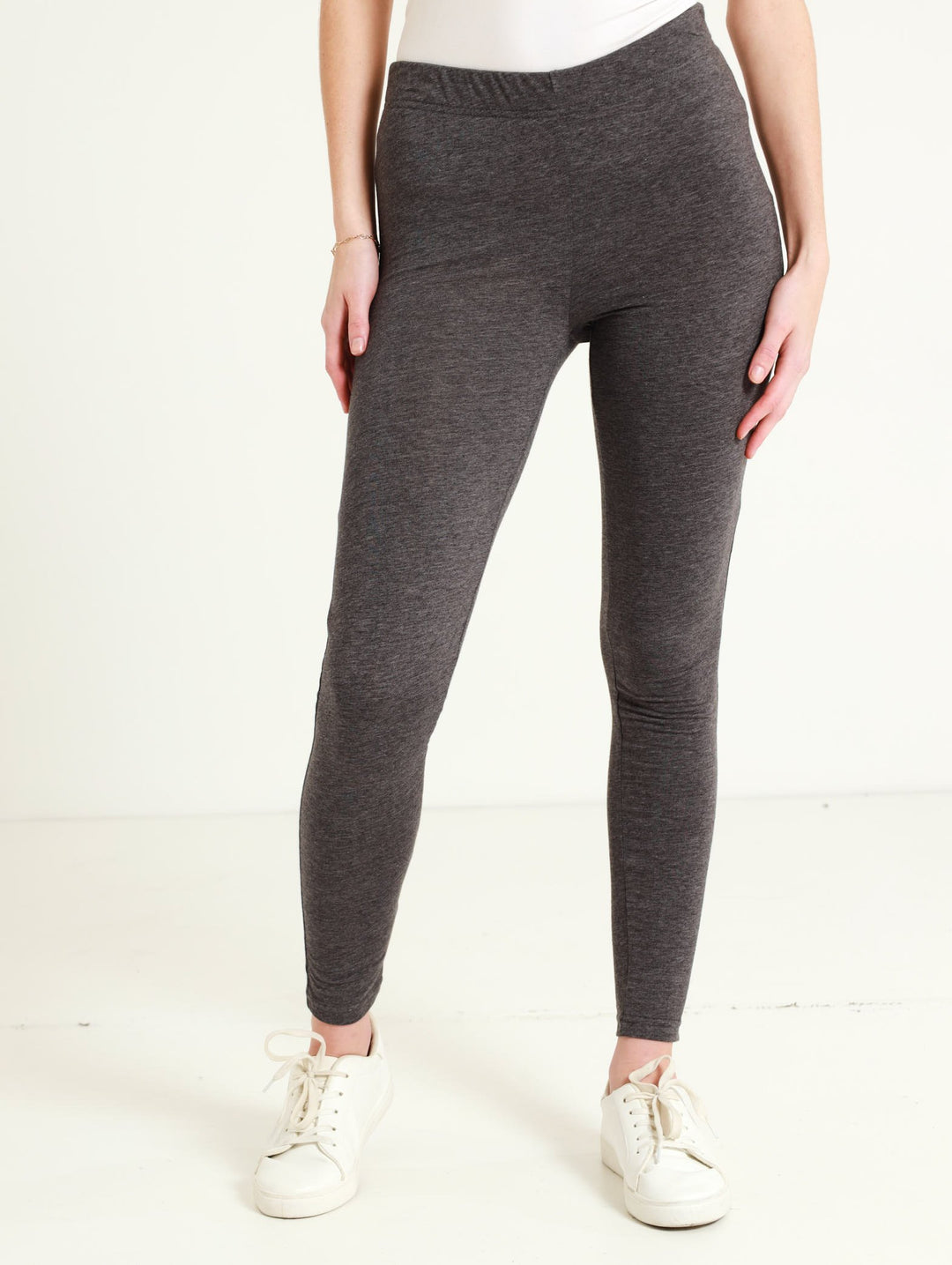 Basic Legging Charcoal Melange