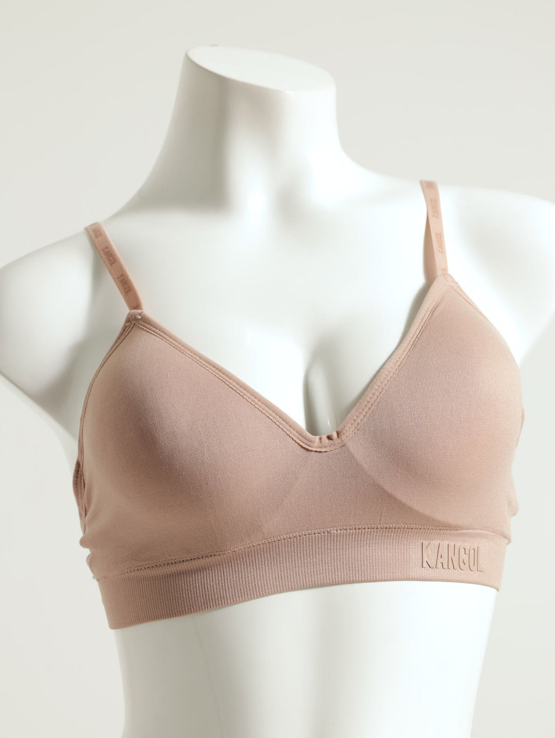 New Core Seamless Moulded T-Shirt Bra - Mocha