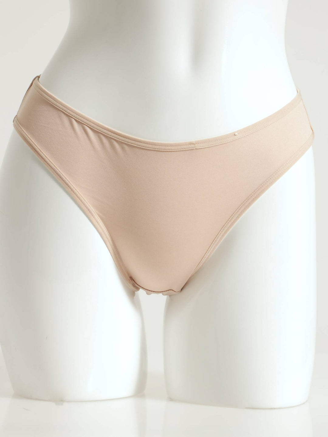 2 Pack Bikini Panties - Beige/Black
