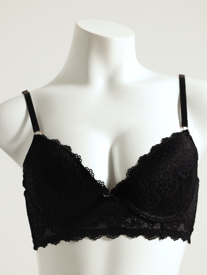 2 Pack Floral Lace Bra