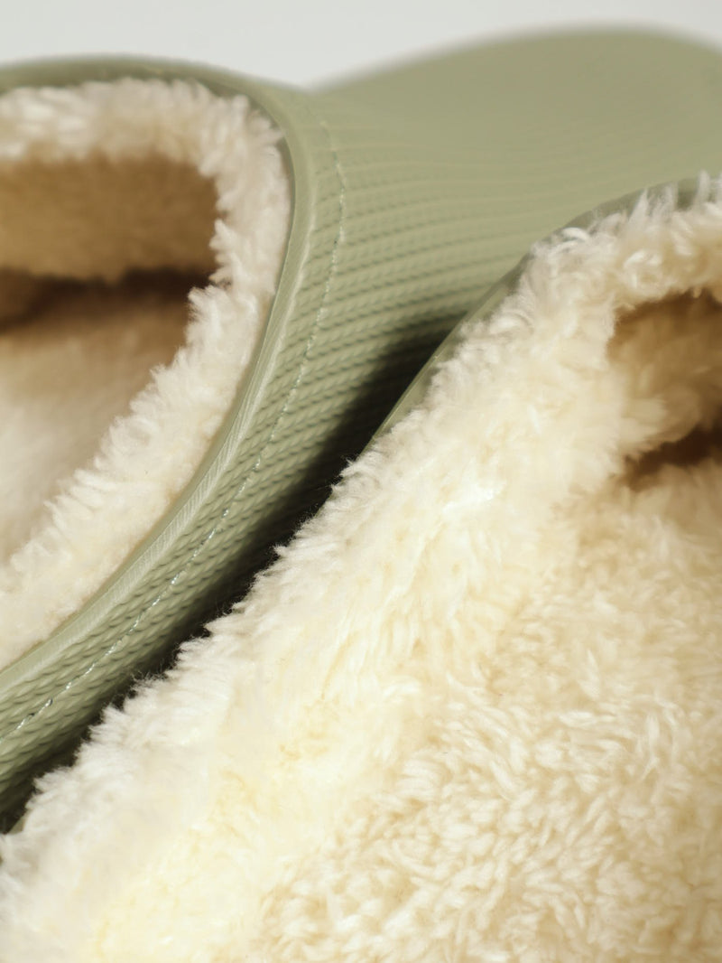 Lined Closed Toe Eva Clog - Sage
