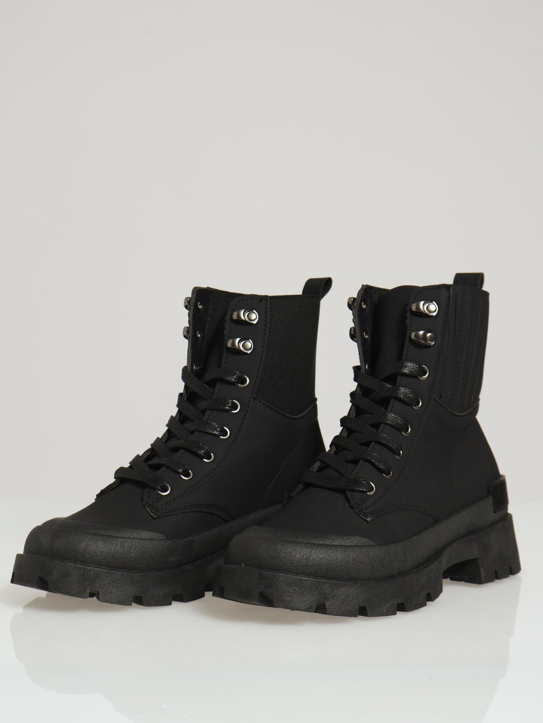 Chunky Hiking Boot - Black