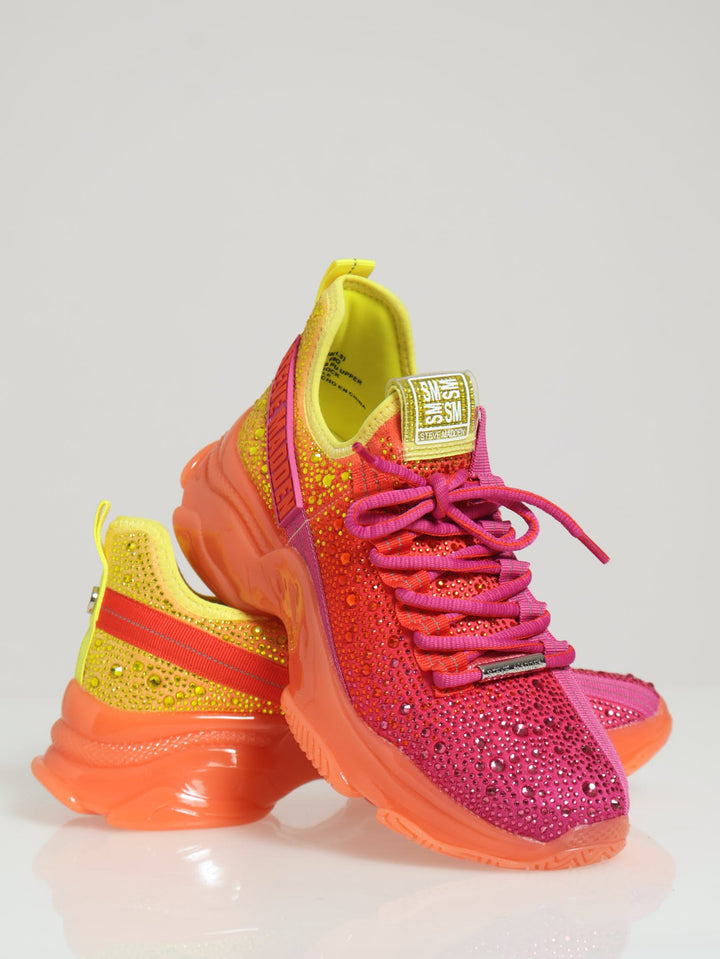 Mistica Embellished Sneaker - Orange