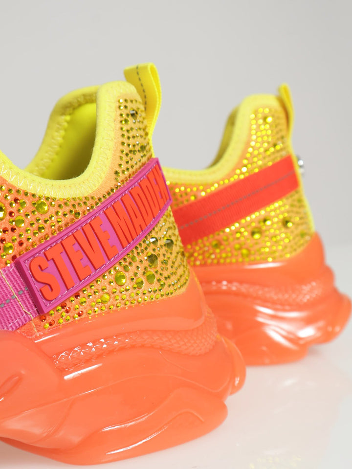 Mistica Embellished Sneaker - Orange