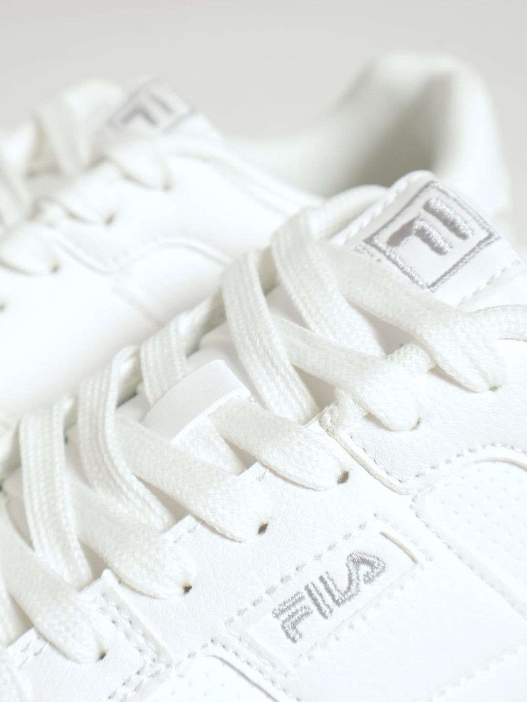 Gemma Platform Panelled Sneaker - White/Grey