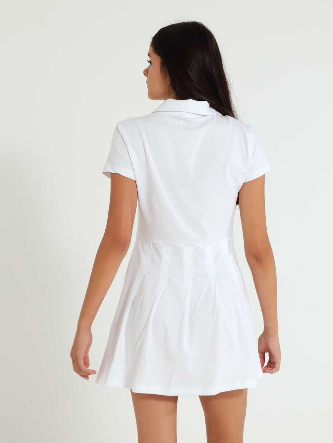 Girls Golfer Tennis Dress - White