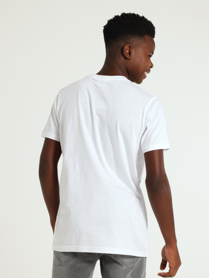 Boys Batman Silver Bunny Tee - White