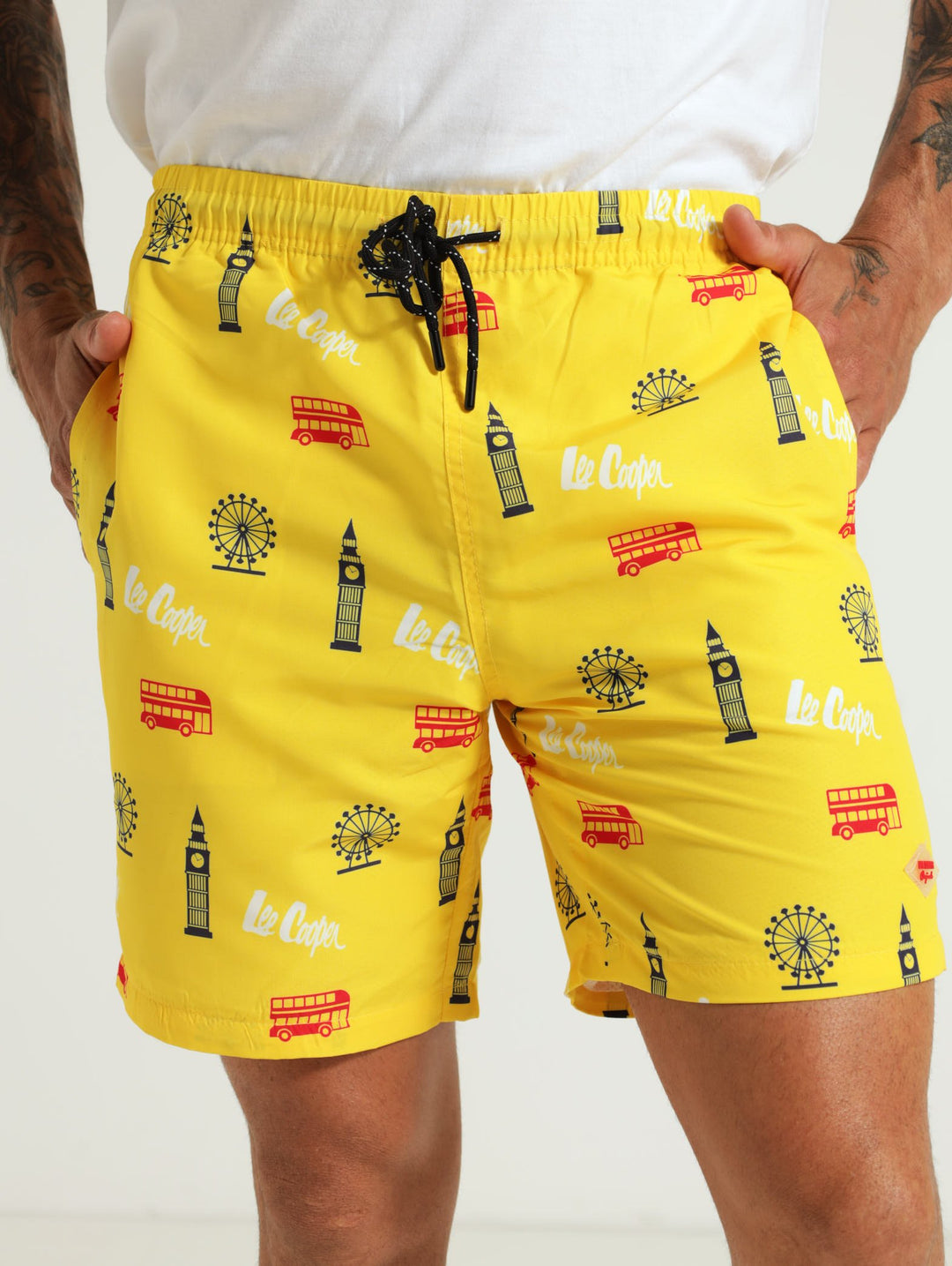 Atractions Swim Shorts - Yellow