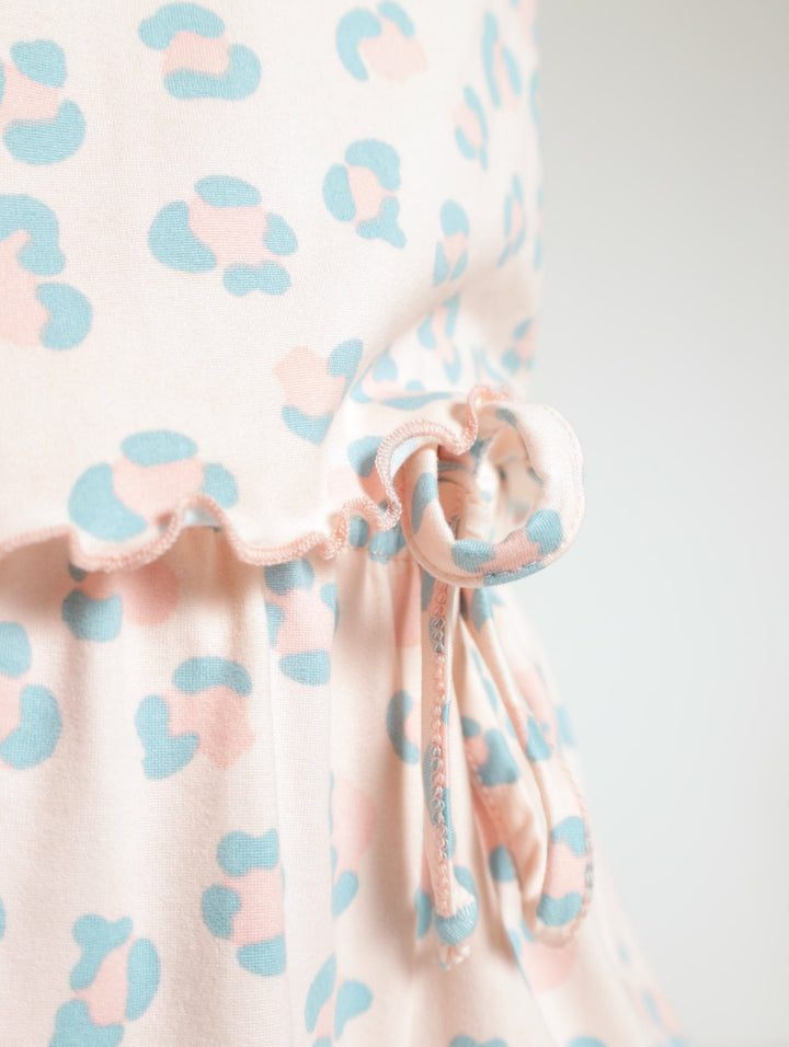 Tee And Short Ditsy Pj Set - Pink