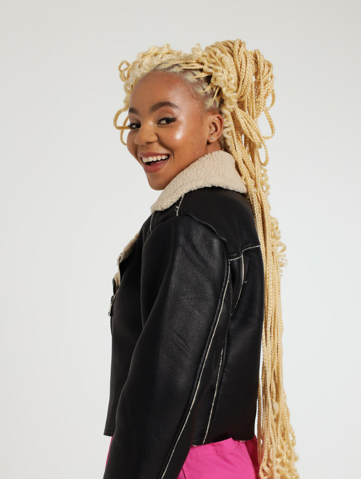 Aviator Jacket - Brown