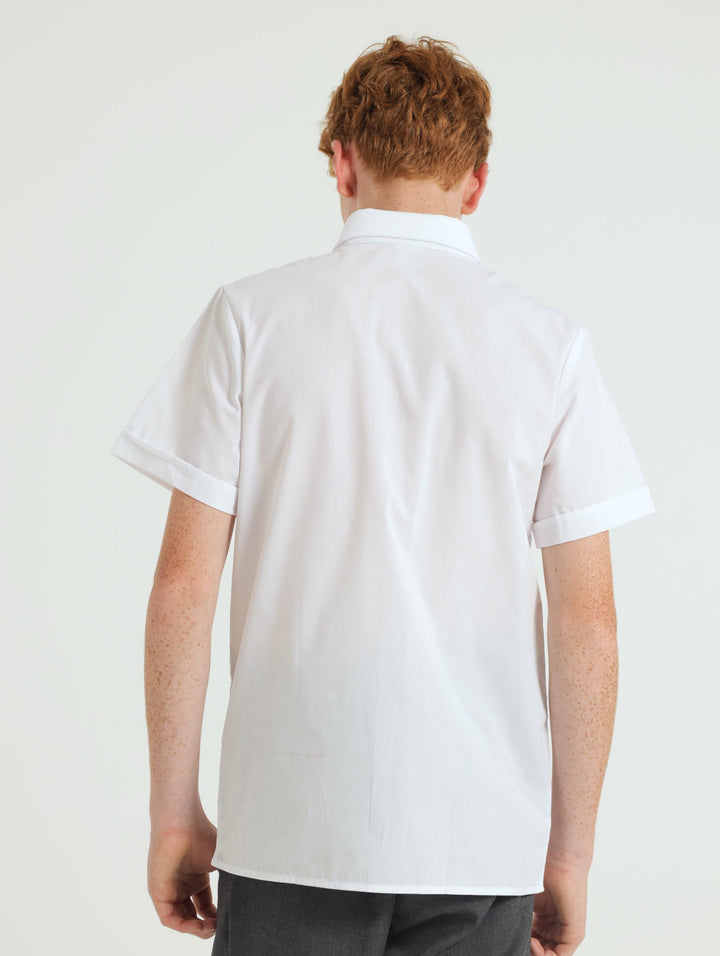 Boys 2 Pack Shirts - White