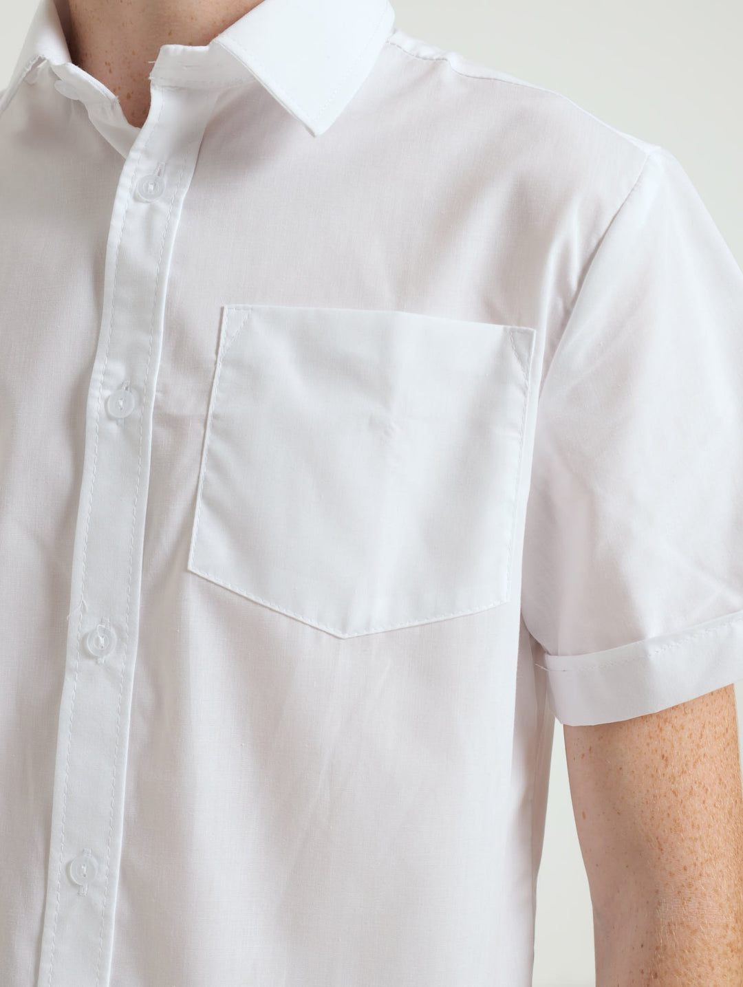 Boys 2 Pack Shirts - White