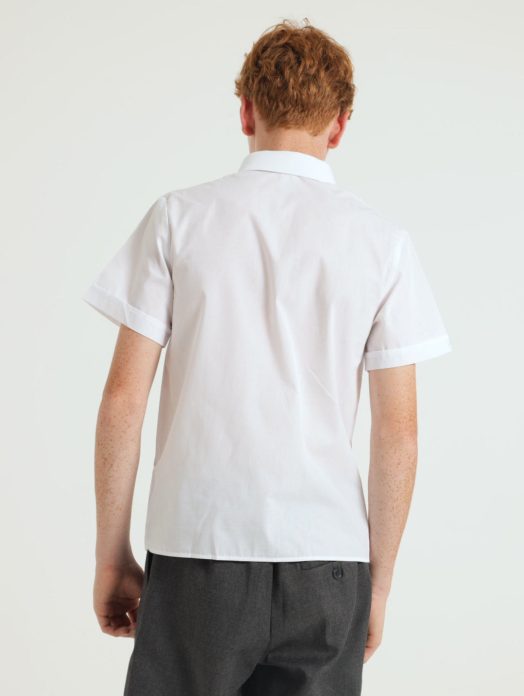 Boys Short Sleeve Shirt - White