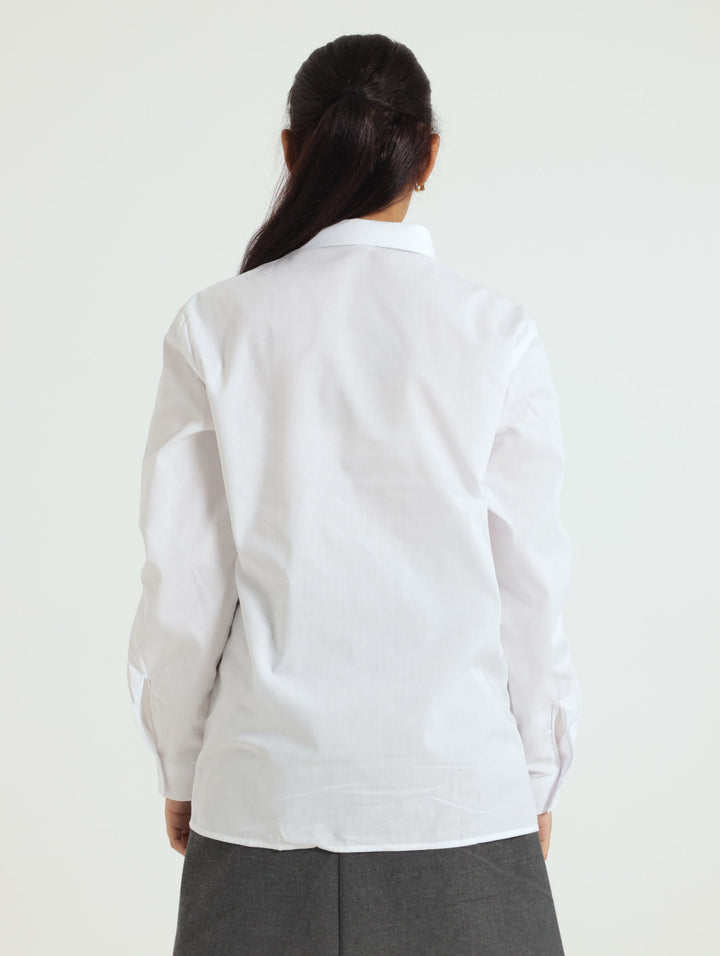 Girls Long Sleeve 2 Pack Tops - White