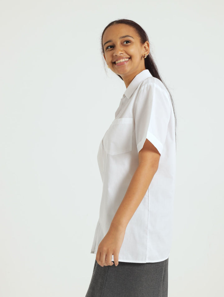 Girls 2 Pack Shirts - White