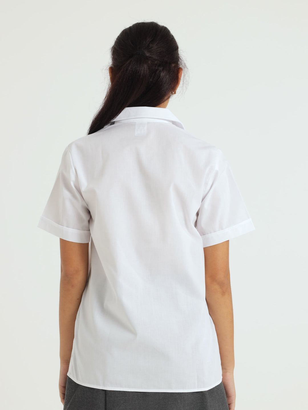 Unisex Open Collared Shirt - White