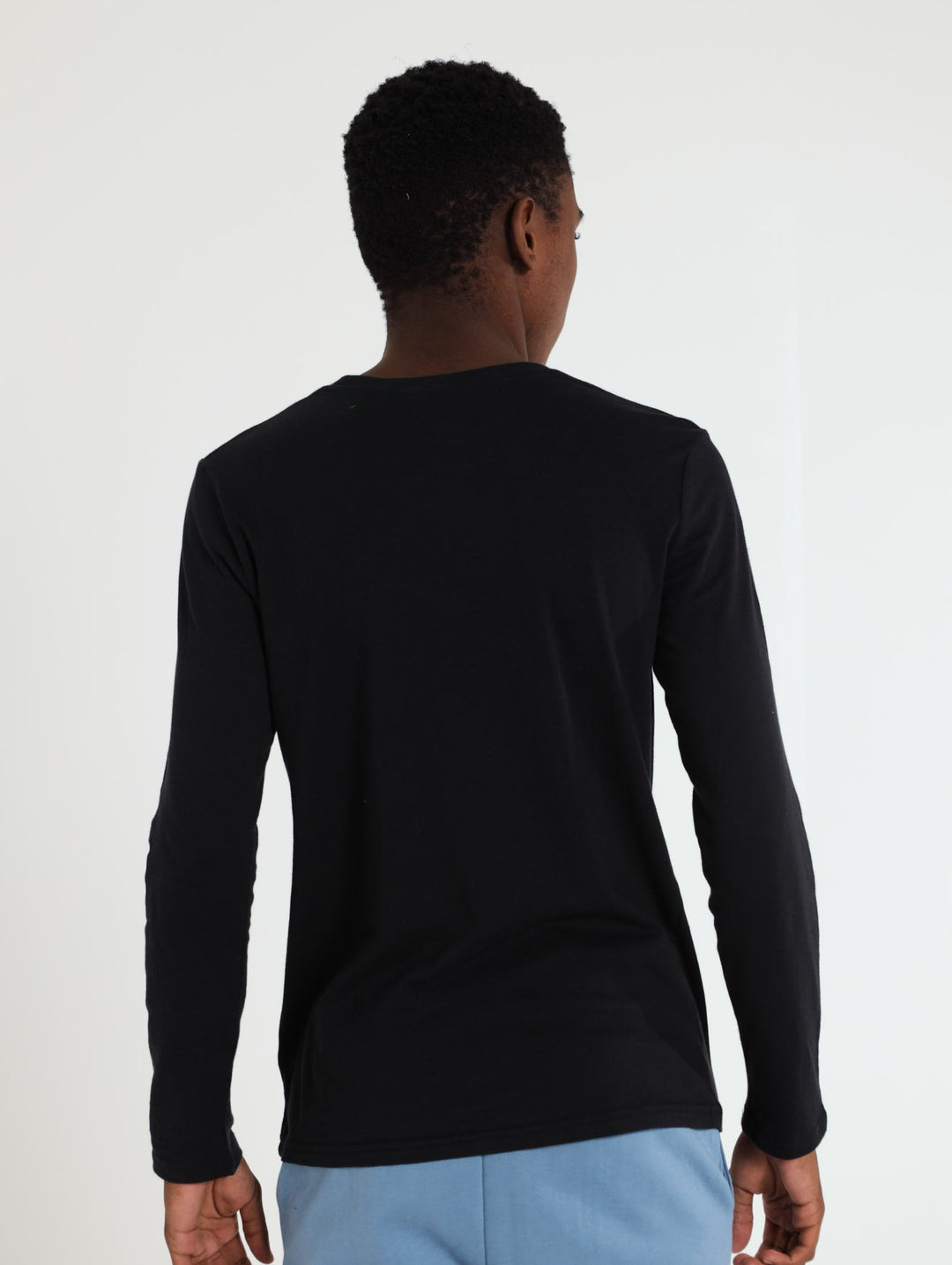 Long Sleeve Goat Tee - Black