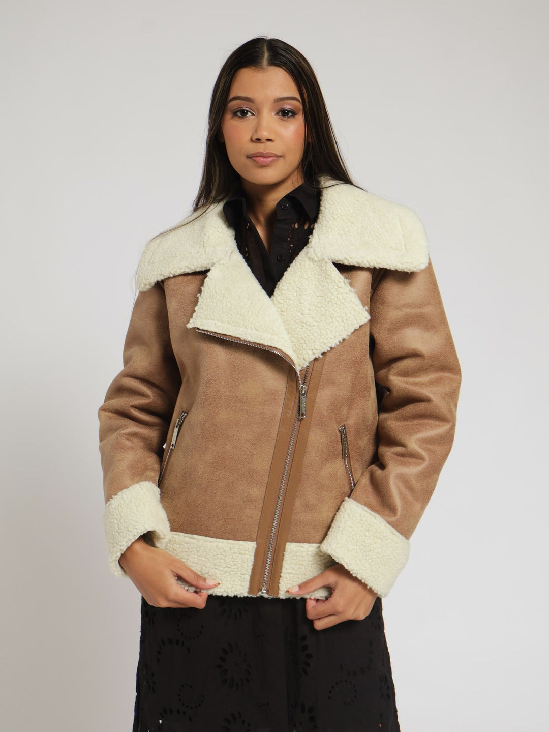Sherpa Jacket - Stone