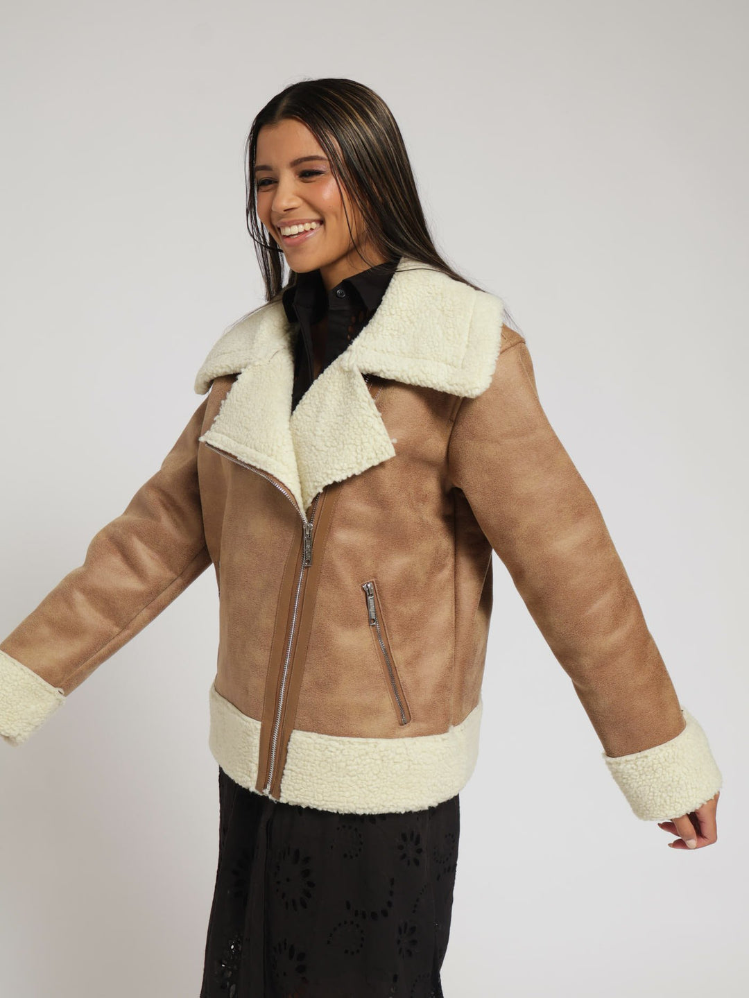 Sherpa Jacket - Stone