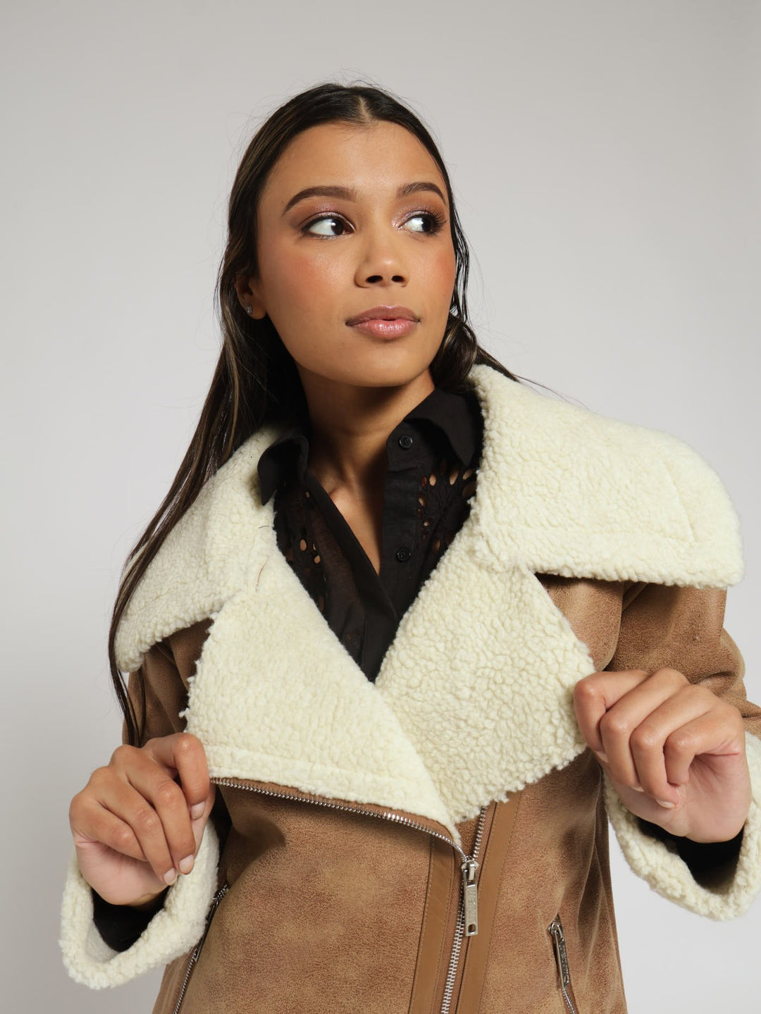 Sherpa Jacket - Stone