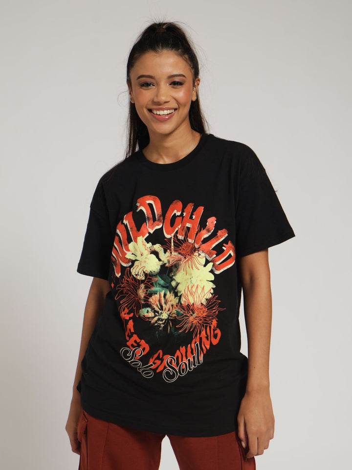 Wild Child Tee - Black
