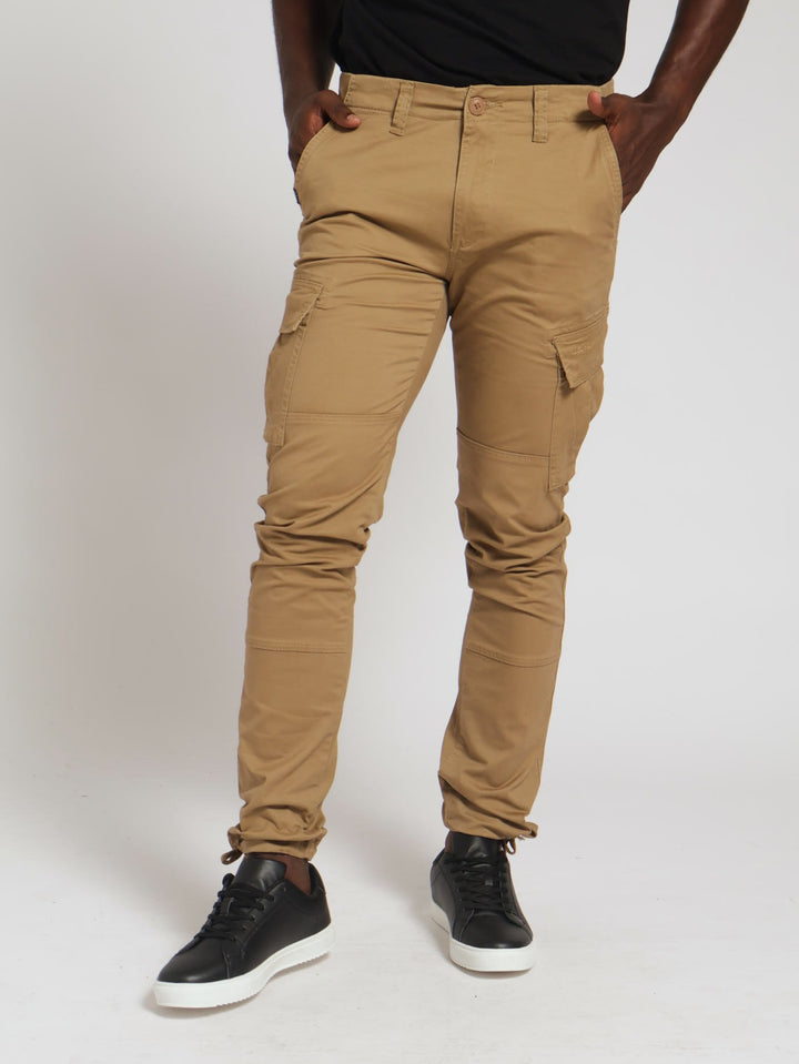 Twill Cargo Pants Khaki Edgars