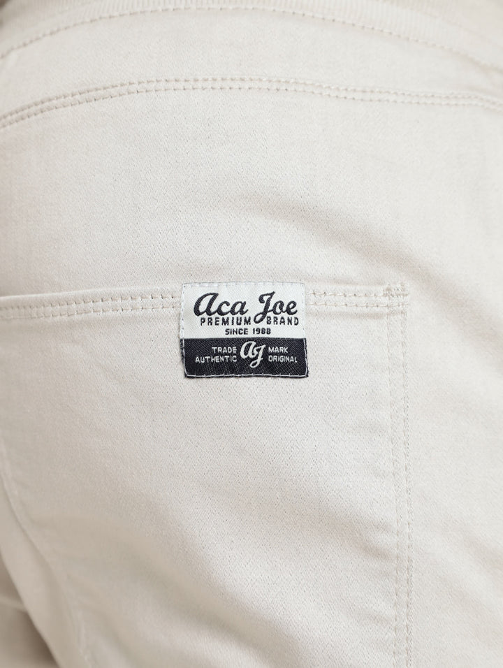 Soft Denim Joggers - Sand