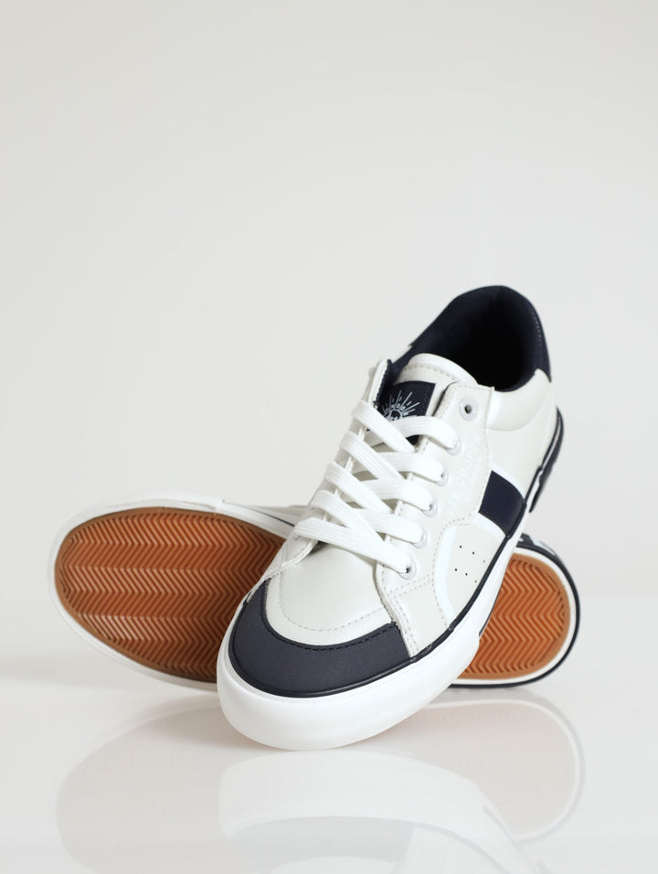 Branded Outsole Sneaker - Grey