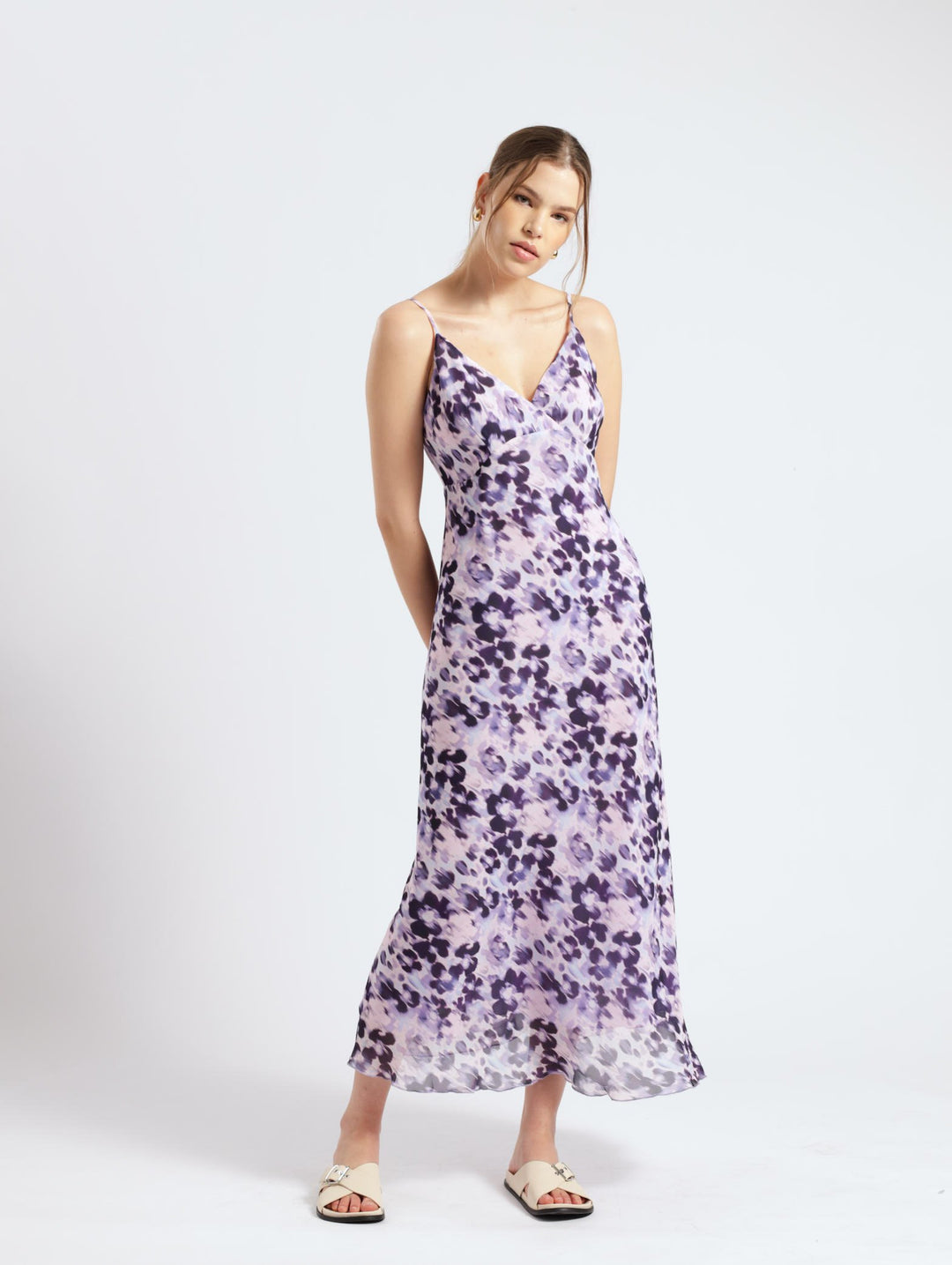 Cross Over Slip Dress