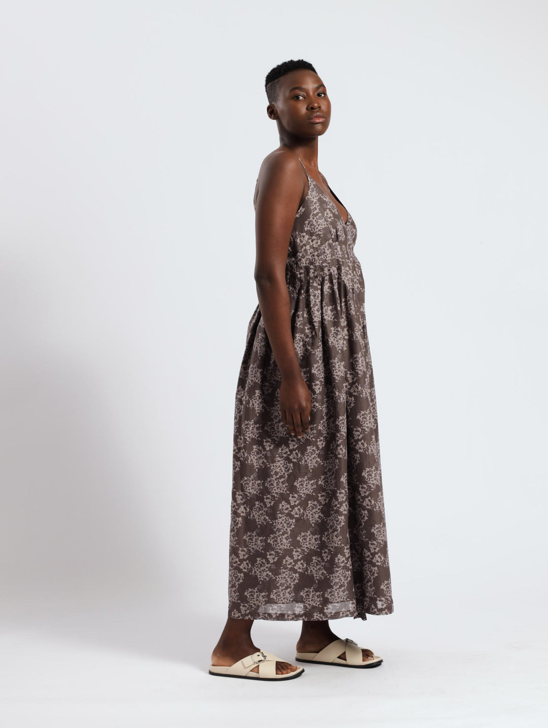 Strappy Wrap Dress With Pockets