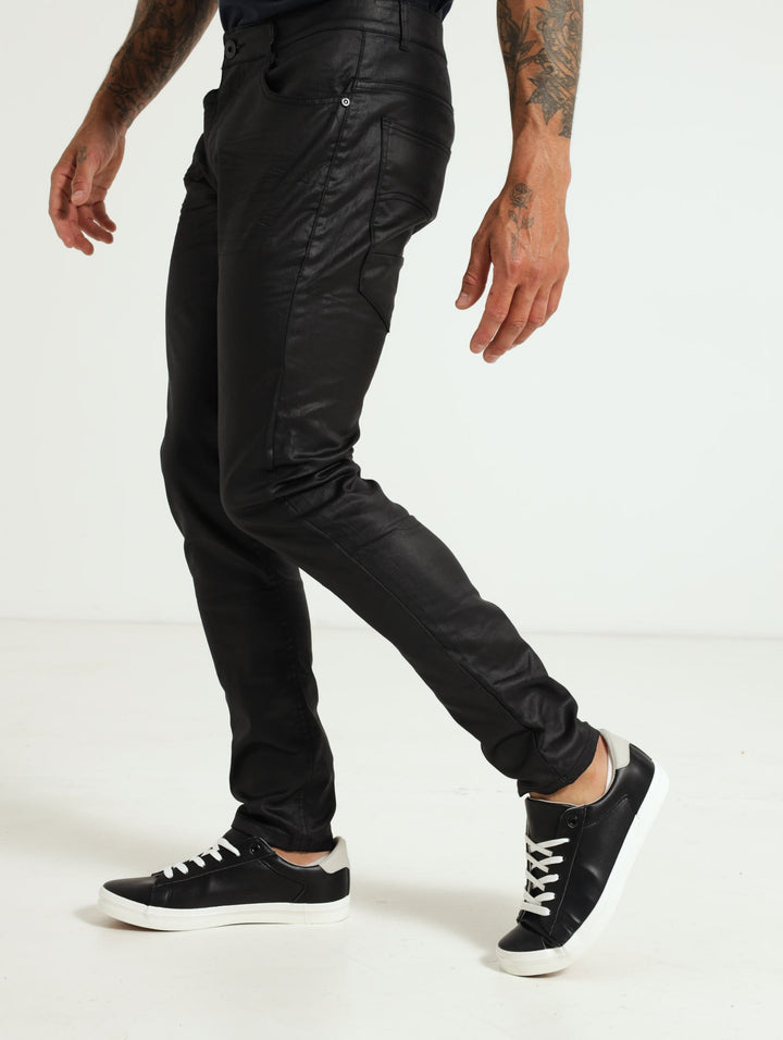 Wax Slim 5 Pocket Jean - Black