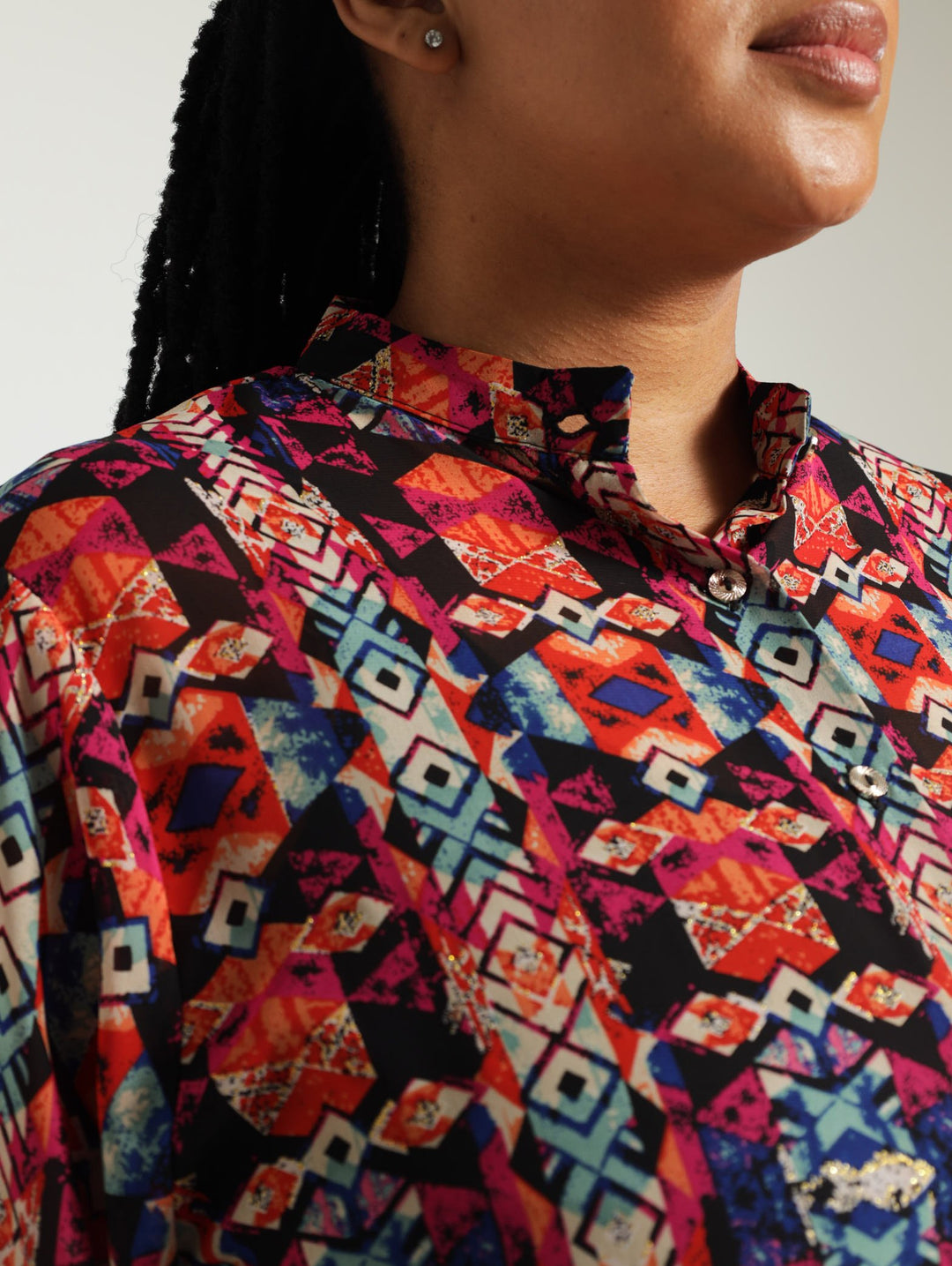 Button Down Chiffon Shirt