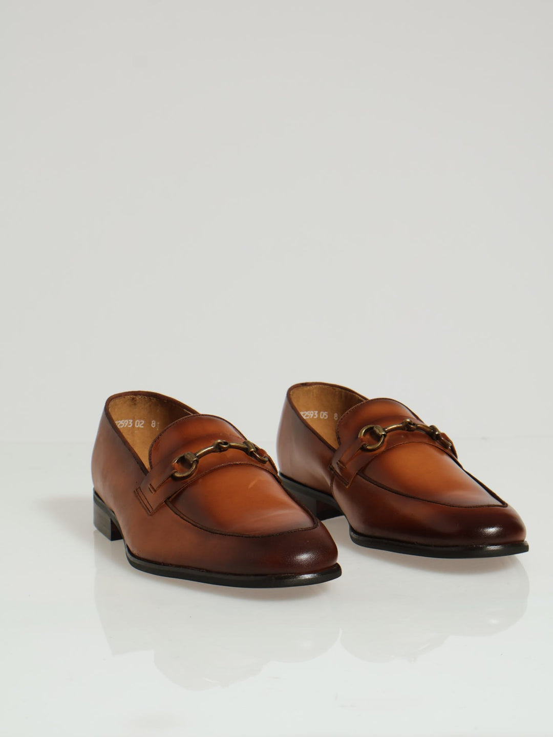 Trim Detail Burnished Slip On Mid Brown