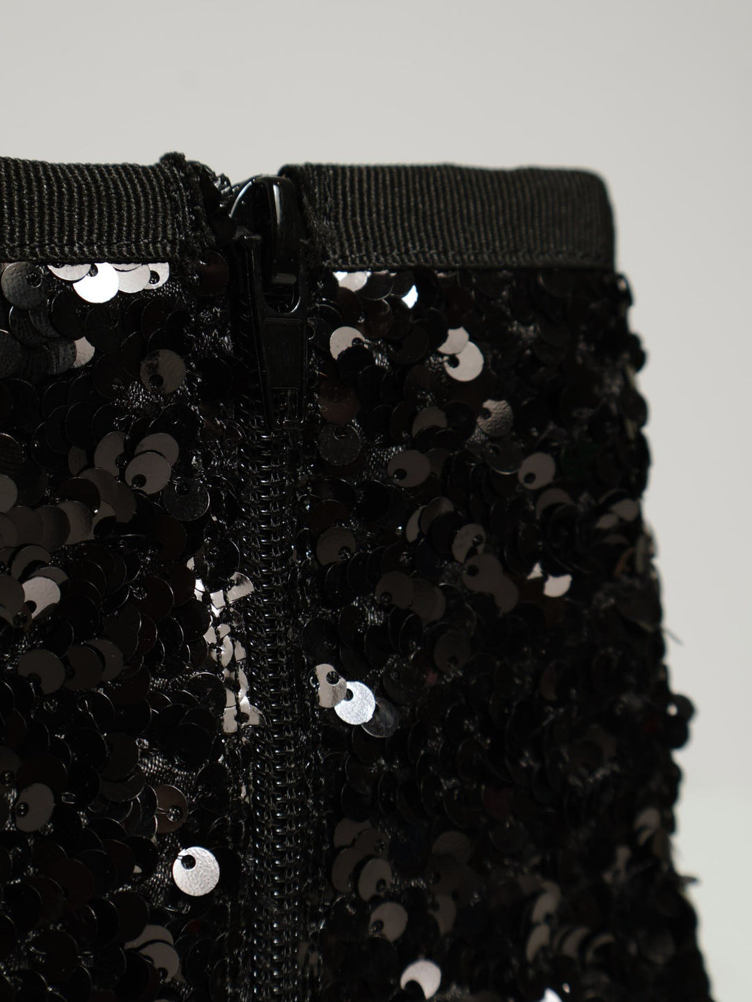 Sequin Sock Boot - Black