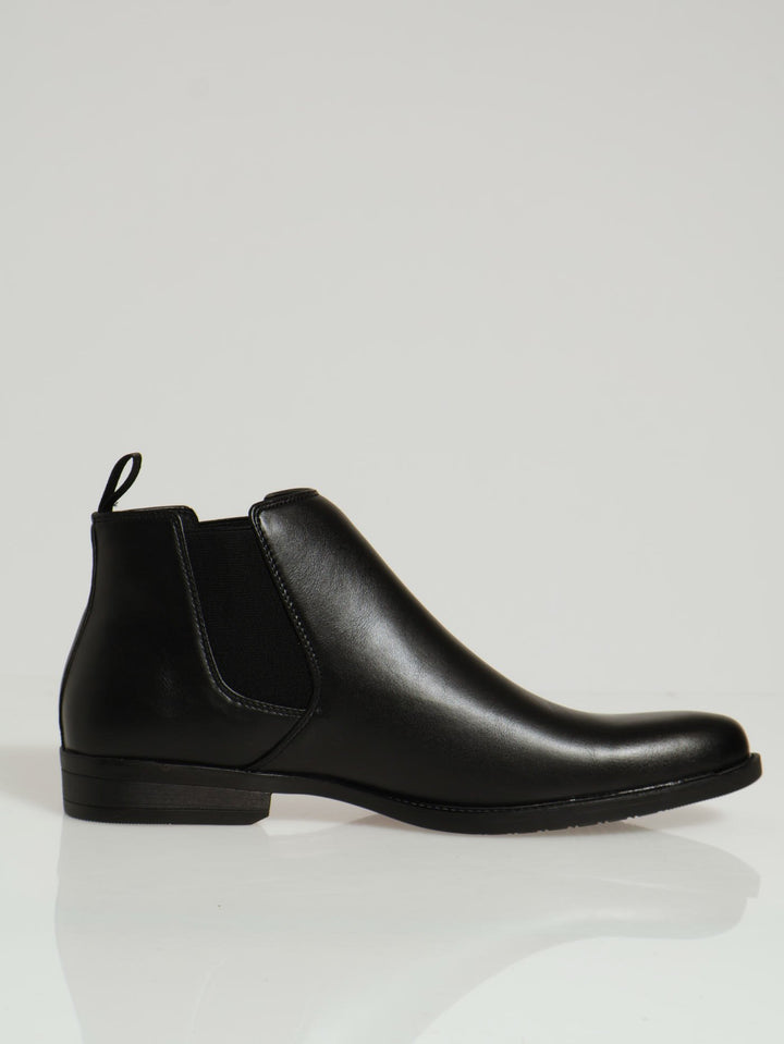 Pu Upper Chelsea Boot - Black
