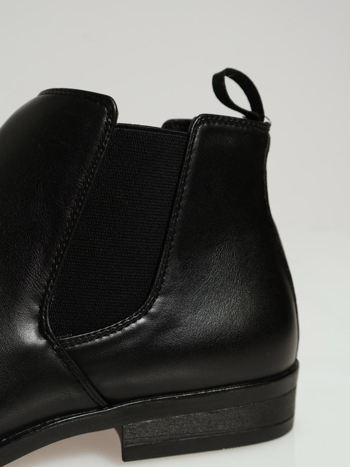 Pu Upper Chelsea Boot - Black