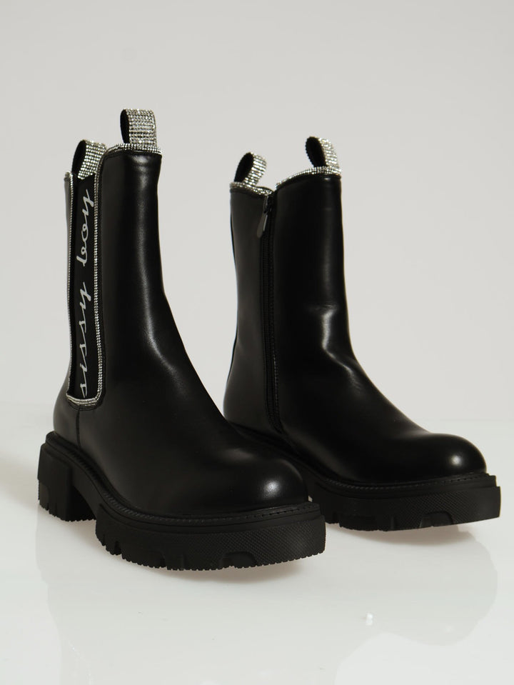 Kendra Chunky Boot - Black