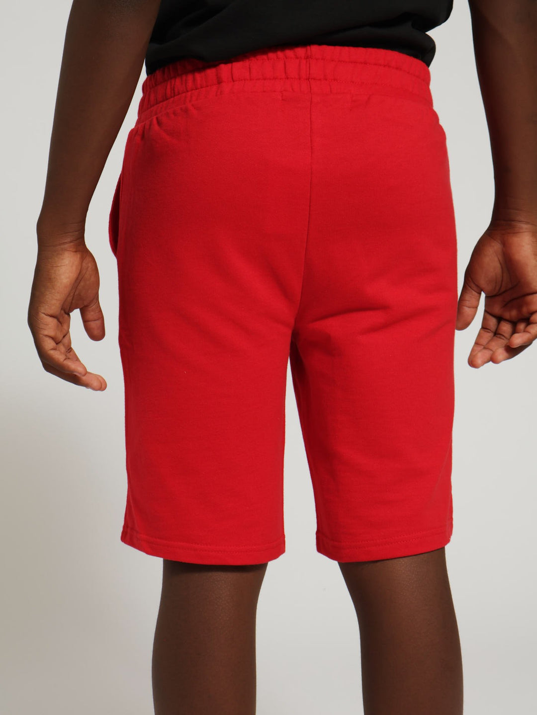 Boys Fleece Shorts - Red