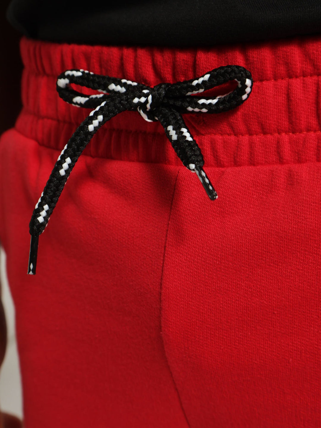 Boys Fleece Shorts - Red