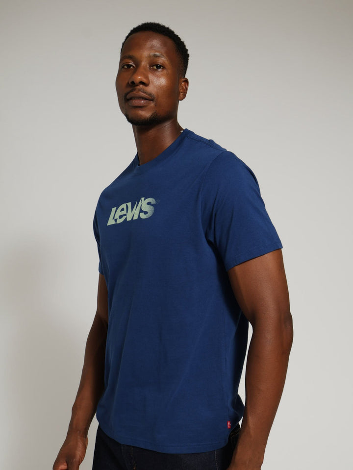 Relaxed Fit Tee - Navy