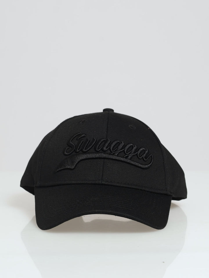 3D Tonal Embroidery Cap - Black