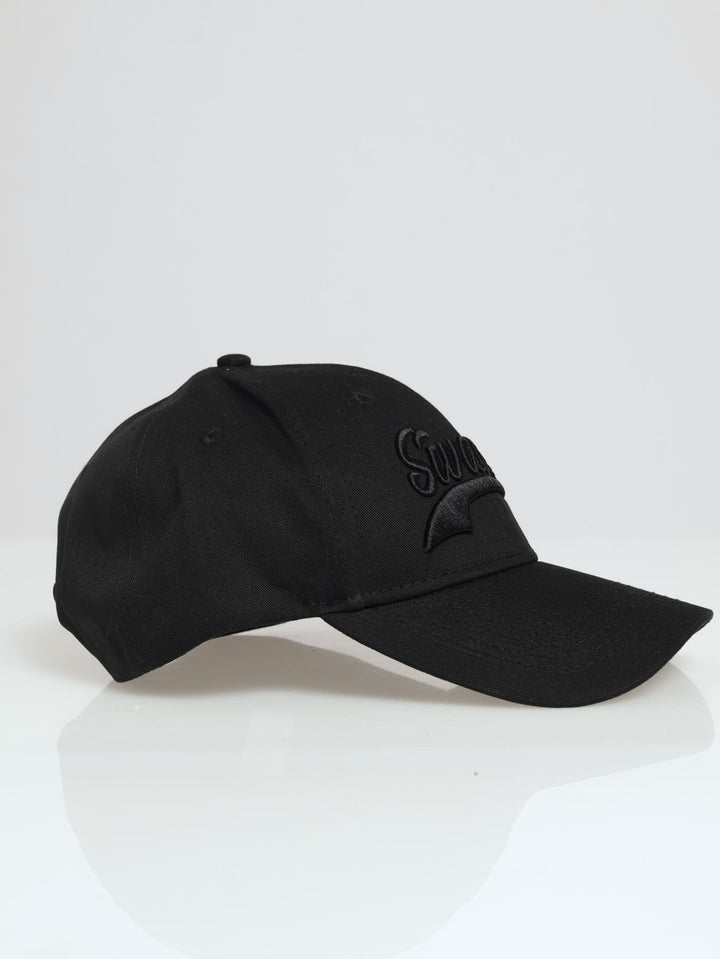 3D Tonal Embroidery Cap - Black