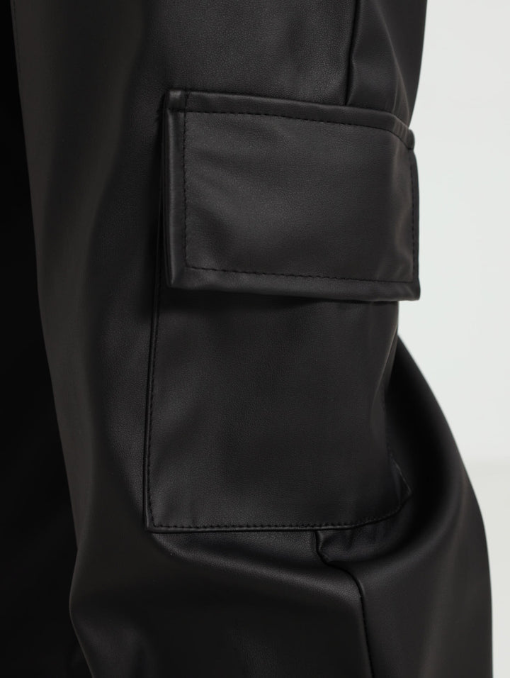 Girls Cargo Pants - Black